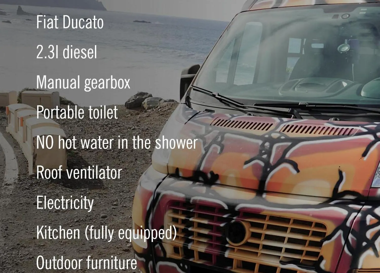 On Road- Feel Freedom With Campervan! Guincho  Campsite Guincho (Tenerife)